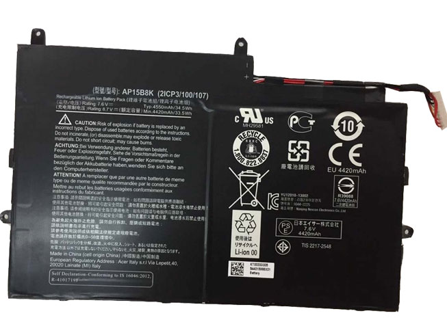 Batería para Acer Aspire Switch 11 SW5 173 SW5 173P series